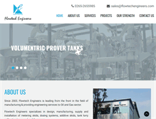 Tablet Screenshot of flowtechengineers.com
